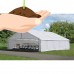 Ultra Max 30' x 30' White Industrial Canopy   554795201